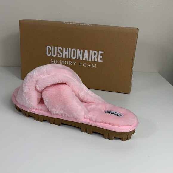 Cushionaire Sandal size 8 women's Cushi Blush Memory Foam - Picture 3 of 6